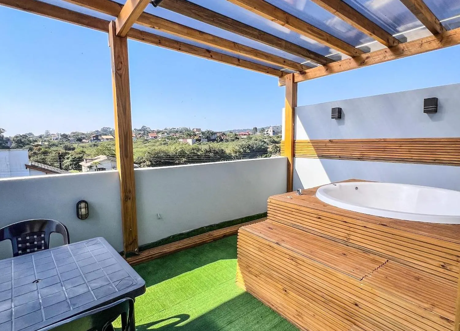 Nyaraló Casa Bela Vista Com Jacuzzi, Ar E Vista Paradisiaca Na Praia Do Rosa Imbituba Brazília
